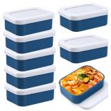 8 pcs 1 cup Silicone Freezer Molds with Lid
