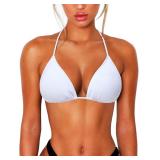 XS - OZICERD String Bikini Top - White