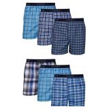 XL Hanes Men's Boxers, Cotton, Moisture-Wicking