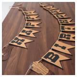 Oudain Western Cowboy Birthday Banner & Decor