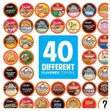 Two Rivers Flavored Coffee Pods, Keurig 40ct