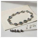 Aurora Tide Crystal Bracelet with Extender