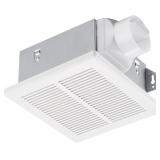 Bathroom Exhaust Fan 50 CFM, 1.0 Sone, White