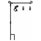 HOOSUN Garden Flag Stand, Metal Holder Pole