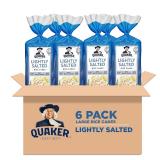 Quaker Large Rice Cakes, Lightly Salted 6 Pack