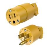 ENERLITES NEMA 5-15P/5-15R Plug & Connector Set