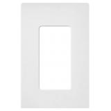Lutron Claro 1-Gang Rocker Switch Plate Snow