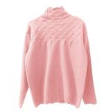 XL Autumn Ladies Oversize Sweater Women Turtleneck