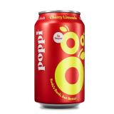 10Ct Poppi Sparkling Prebiotic Soda, Cherry Limead