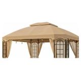 $144 Canopy COVER for Terrace Gazebo Beige