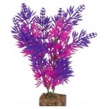 GloFish Plant Decor, Purple/Pink Medium LED