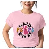 Chillin' with My Peeps XL Teacher T-Shirt