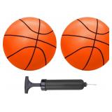 ABAJI Mini Basketballs 2-Pack 5' Set