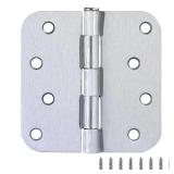 Design House 4-in Hinge, 6-Pack, Chrome