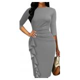 Church Women's Midi Dress - 3/4 Sleeve