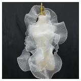 7 Yards Retro Ruffle Trim - Chiffon White