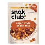 2pk Snak Club Cajun-Style Snack Mix 15 oz