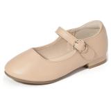 PANDANINJIA Girls Dress Shoes Patent Flats