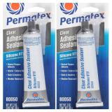 Permatex 80050 Clear RTV Silicone Sealant (2)