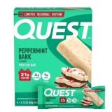 2PK Quest Protein Bar, Peppermint Bark, 21g Protei