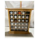 Golf Ball Collection & Display Case