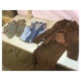 Vests size Large & Unknown,  Outfit size 10