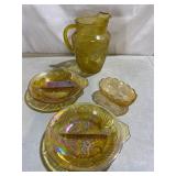 Anchor Hocking Pitcher & Carnival Glass