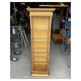 Open Sided Lighted Curio Cabinet, 22.5ï¿½x14ï¿½x70.5ï¿½t