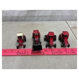 4 Case Toy Tractors
