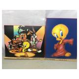 2 Looney Tunes wooden wall art