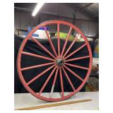 Neat Fire Wagon Wheel, see description