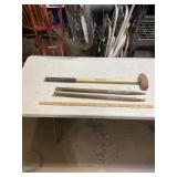 2 - 30ï¿½ Stakes & 8lb Sledge Hammer to Drive Them!