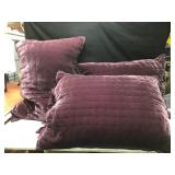 Purple Pillows In Tote