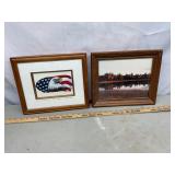 Framed wall art