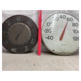 Two Outdoor Thermometers