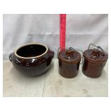 Small Cracks and Crock Dish