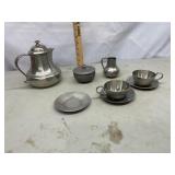 Metawa Holland pewter coffee set