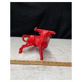 Vtg Ceramic Fighting Bull, 8.5ï¿½ tall