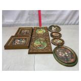 Vintage Frames With Floral and Scenic Pictures