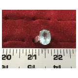 Ring w/ Light Blue Stone