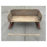 Vintage Buckboard Seat 19ï¿½x39ï¿½26.5ï¿½