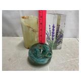 Uniiqo Studio Veloira vase of onyx stone &