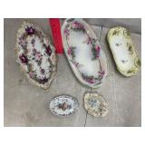 Elegant Floral dishes. See description