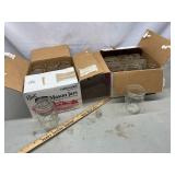 Pint canning jars. (12) wide mouth (12) standard