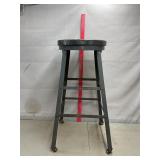Metal and Wood Top Stool 27ï¿½ Tall