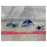Murano Glass Dolphins
