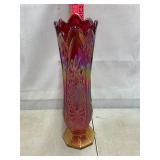Indiana Glass Heirloom Carnival Glass Swung Vase