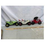 Vtg Midwest Cast Metal antique car wall art