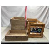 Wood Fruit Crate and Boxes