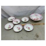 Vtg porcelain bowls and serving dish. Germany